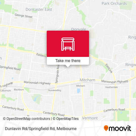 Dunlavin Rd/Springfield Rd map