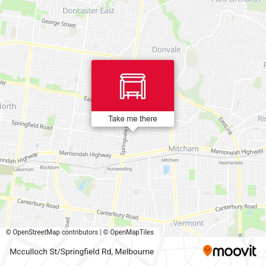 Mcculloch St/Springfield Rd map