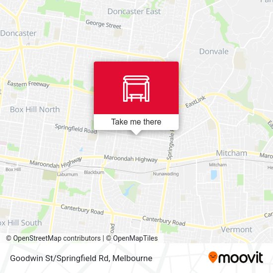 Goodwin St/Springfield Rd map