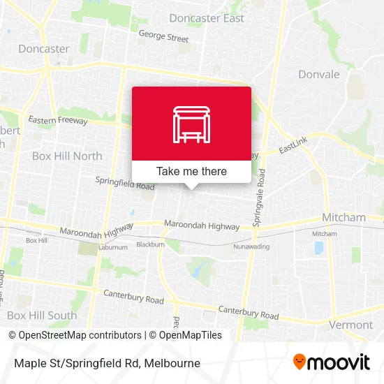 Maple St/Springfield Rd map