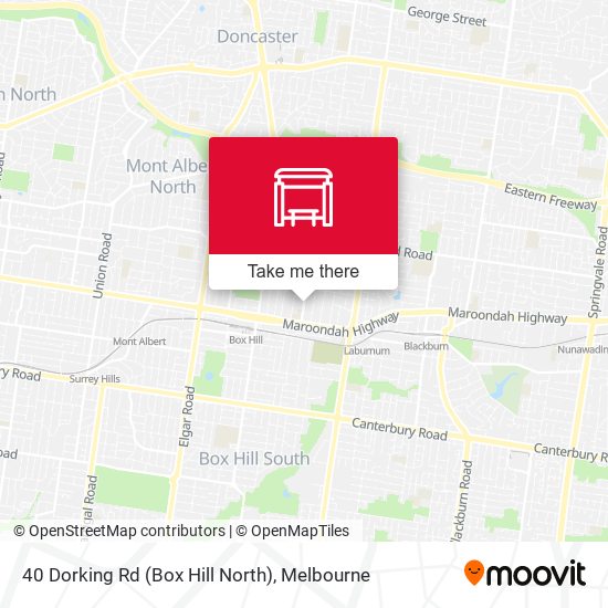 40 Dorking Rd (Box Hill North) map