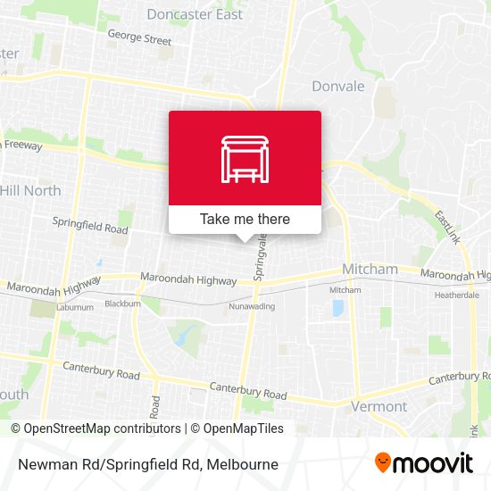 Newman Rd/Springfield Rd map