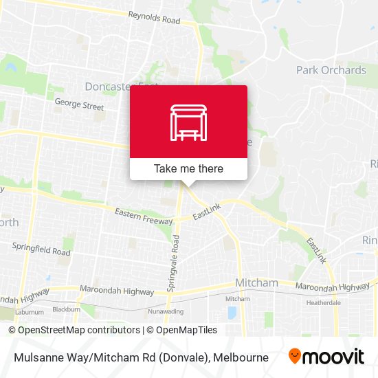 Mulsanne Way / Mitcham Rd (Donvale) map