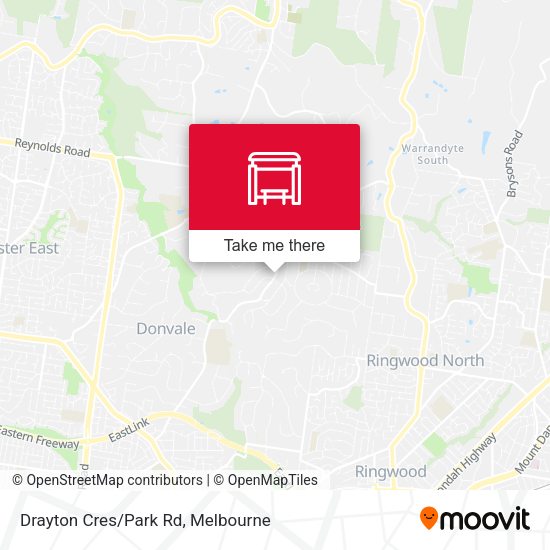 Drayton Cres/Park Rd map
