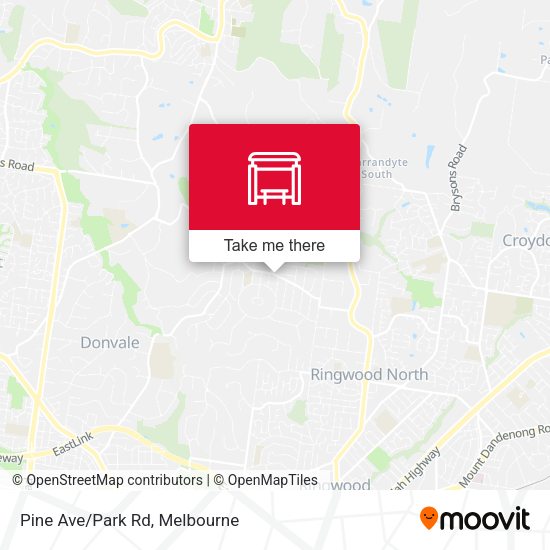 Pine Ave/Park Rd map