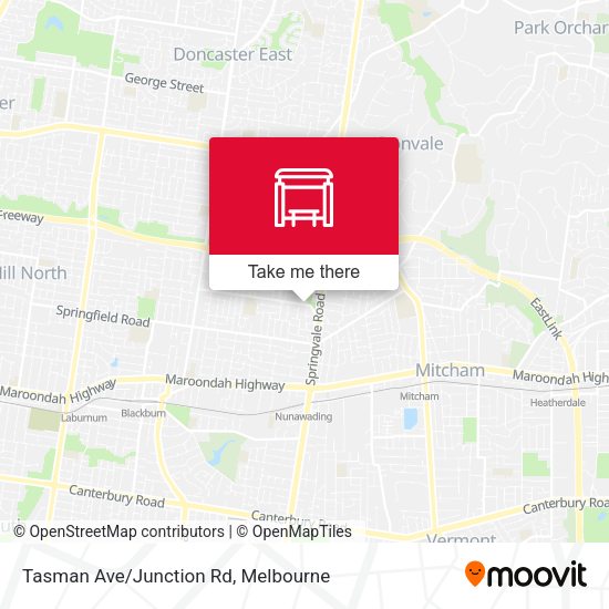 Tasman Ave/Junction Rd map