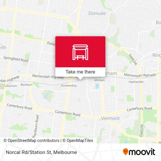 Norcal Rd/Station St map