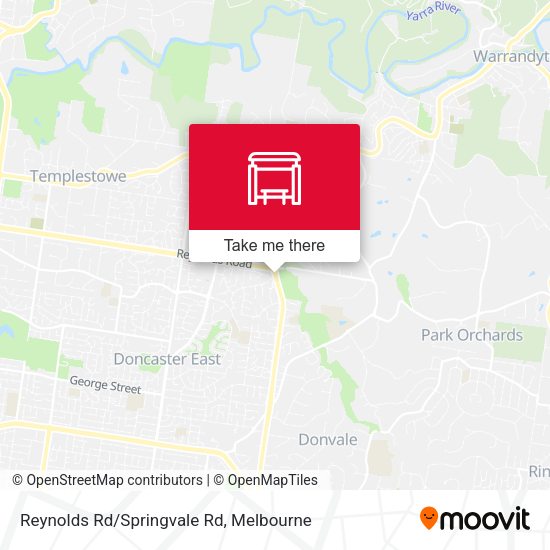 Reynolds Rd/Springvale Rd map