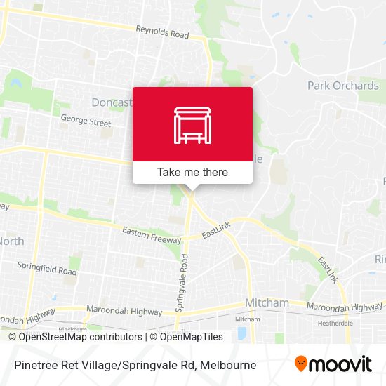 Pinetree Ret Village / Springvale Rd map