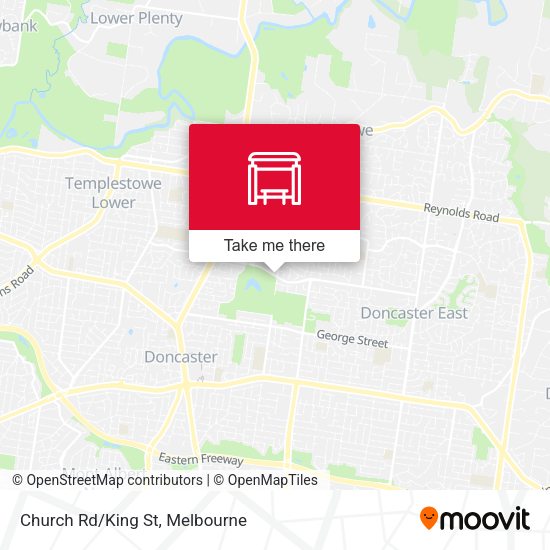 Church Rd/King St map