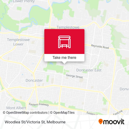 Woodlea St/Victoria St map
