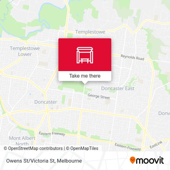 Owens St/Victoria St map