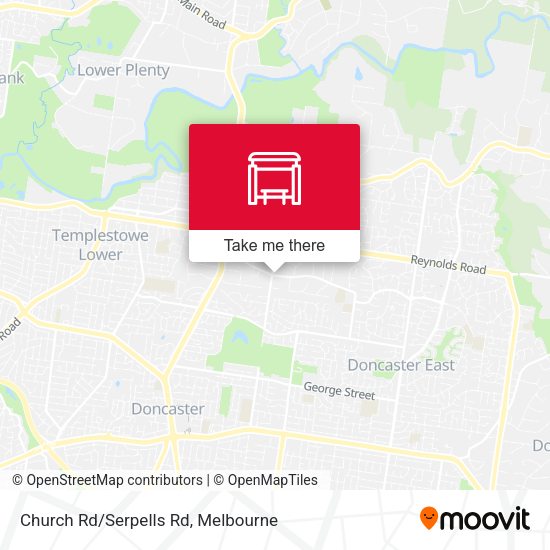 Church Rd/Serpells Rd map