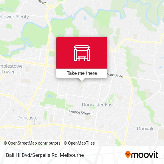 Bali Hi Bvd/Serpells Rd map