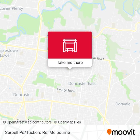 Serpell Ps/Tuckers Rd map
