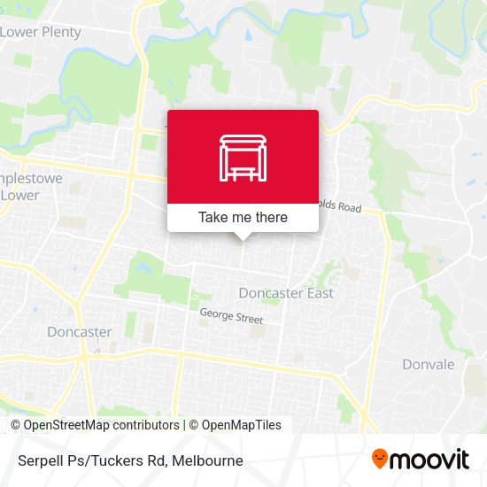 Serpell Ps/Tuckers Rd map