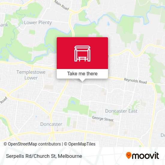 Serpells Rd/Church St map
