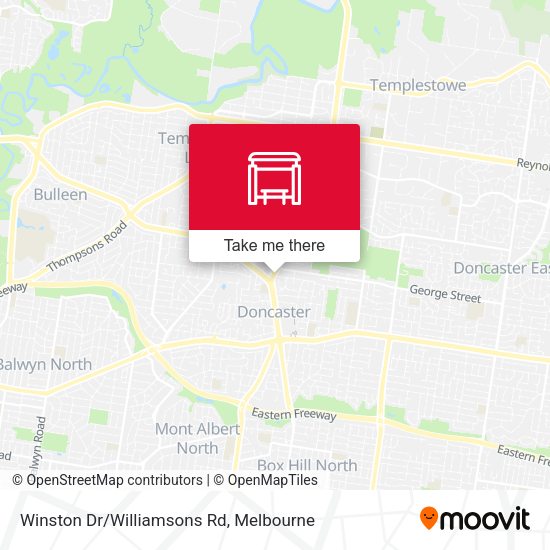 Winston Dr/Williamsons Rd map