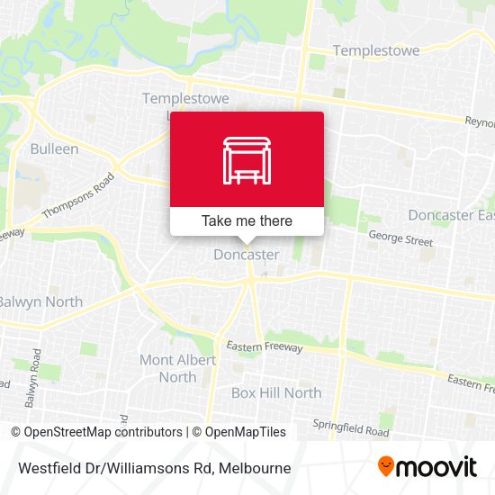 Westfield Dr/Williamsons Rd map
