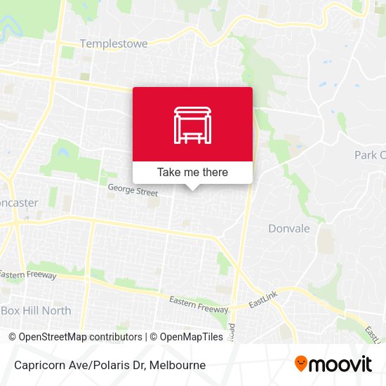 Capricorn Ave/Polaris Dr map