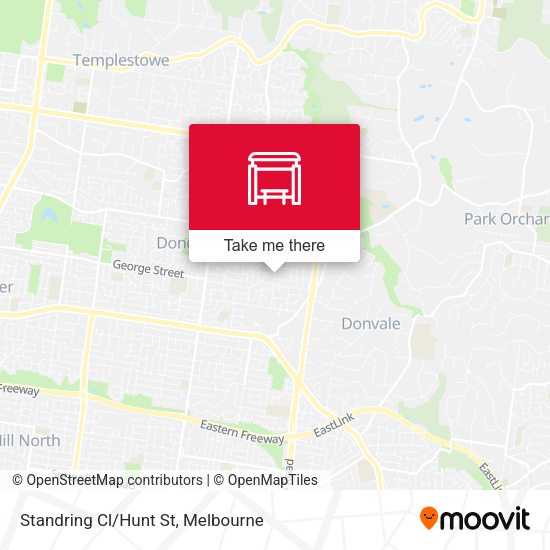 Standring Cl/Hunt St map