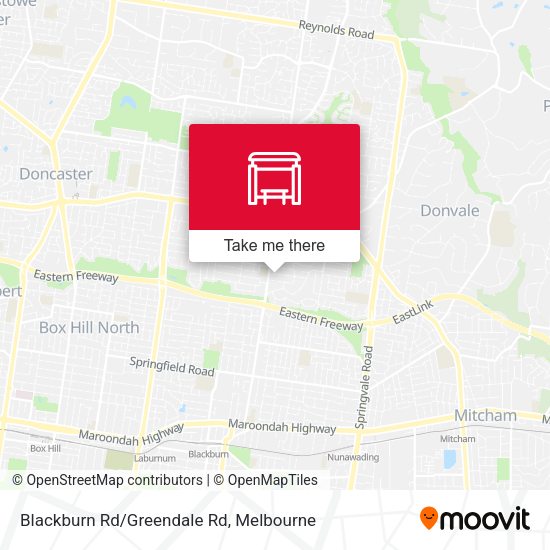 Blackburn Rd/Greendale Rd map