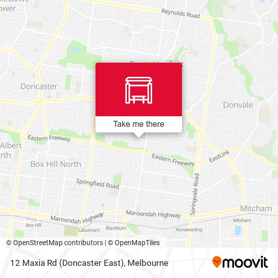 12 Maxia Rd (Doncaster East) map