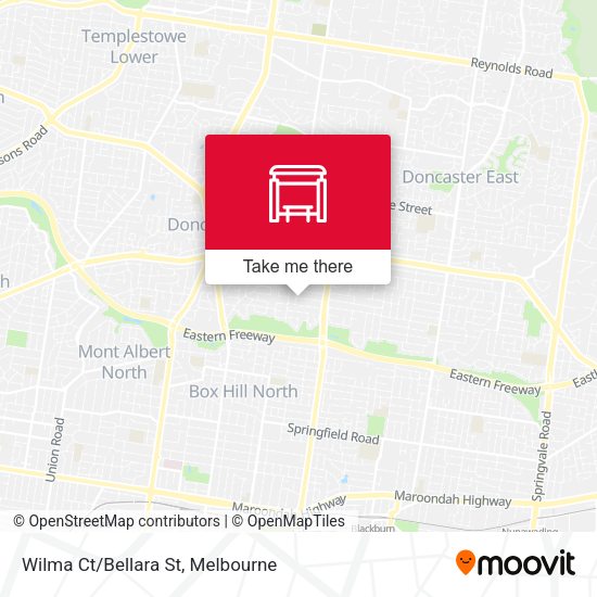 Wilma Ct/Bellara St map