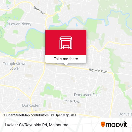 Lucieer Ct/Reynolds Rd map