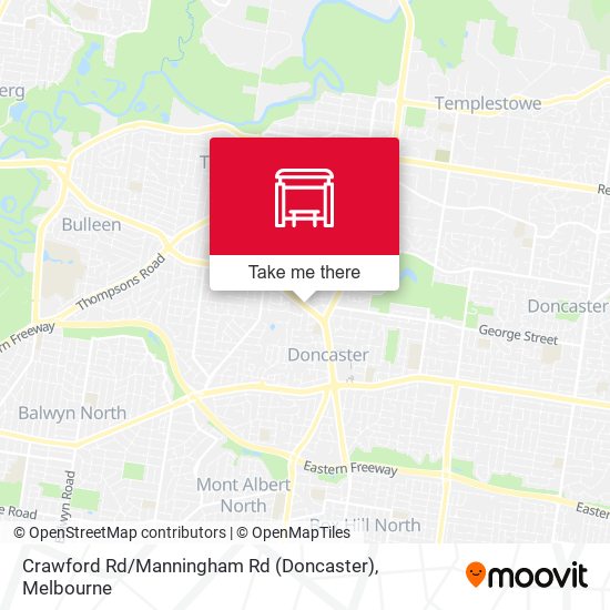 Crawford Rd / Manningham Rd (Doncaster) map
