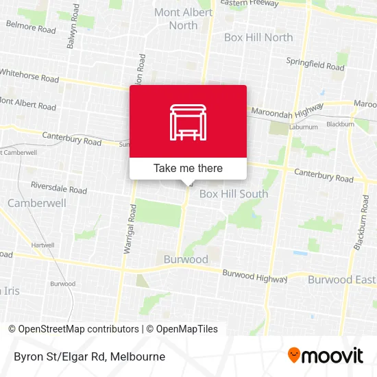 Byron St/Elgar Rd map