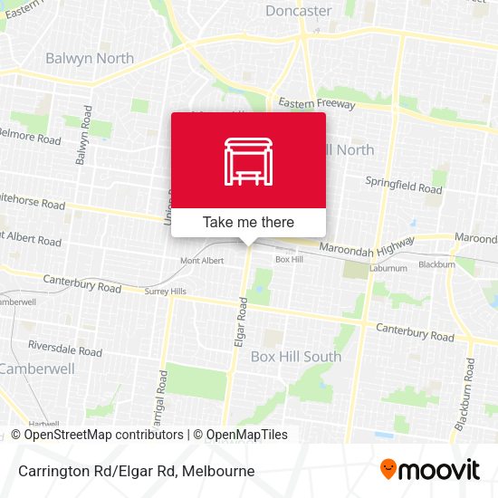 Carrington Rd/Elgar Rd map