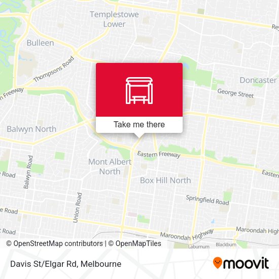 Davis St/Elgar Rd map