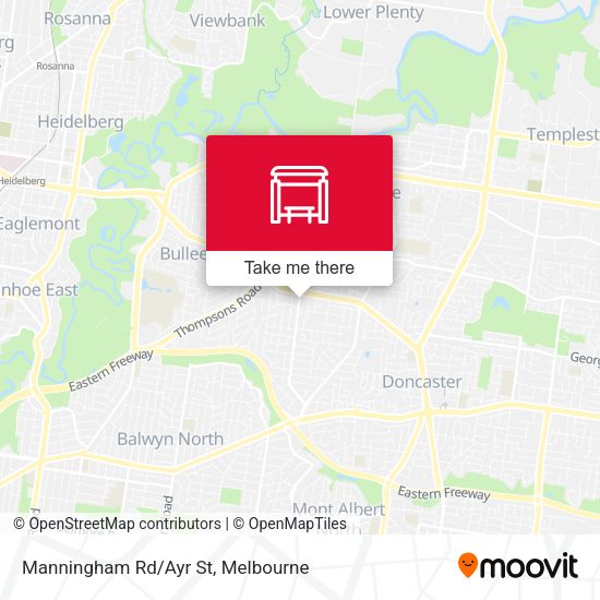 Manningham Rd/Ayr St map