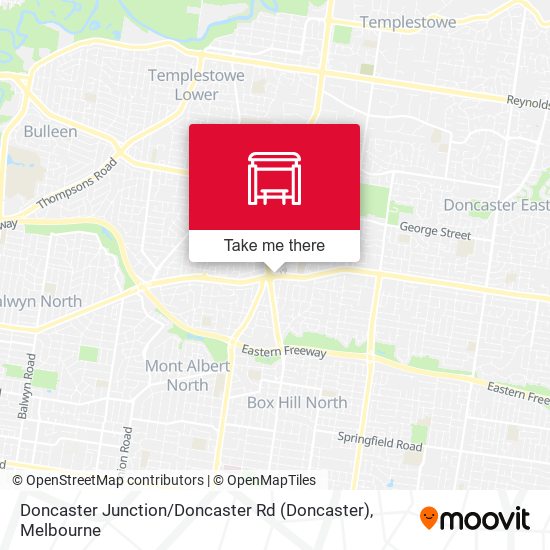 Doncaster Junction / Doncaster Rd map