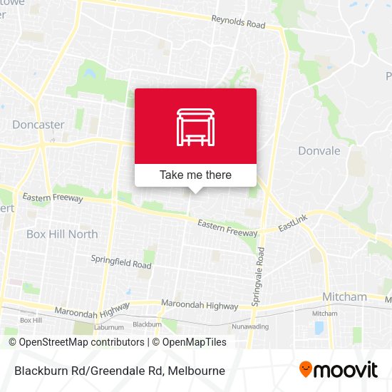 Blackburn Rd/Greendale Rd map