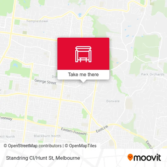 Mapa Standring Cl/Hunt St