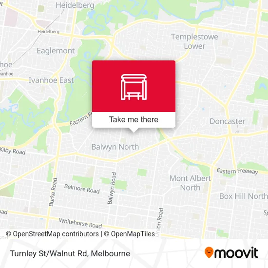 Turnley St/Walnut Rd map