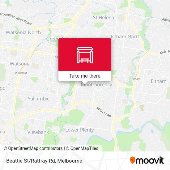 Beattie St/Rattray Rd map