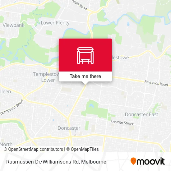 Mapa Rasmussen Dr/Williamsons Rd