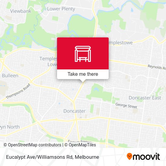 Eucalypt Ave/Williamsons Rd map