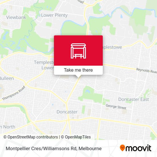 Montpellier Cres / Williamsons Rd map