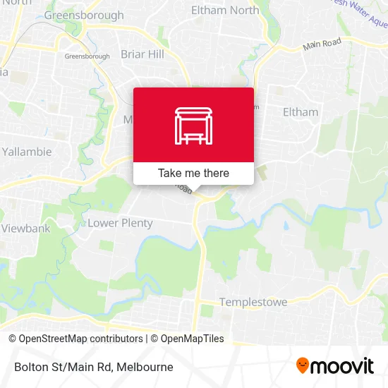 Mapa Bolton St/Main Rd