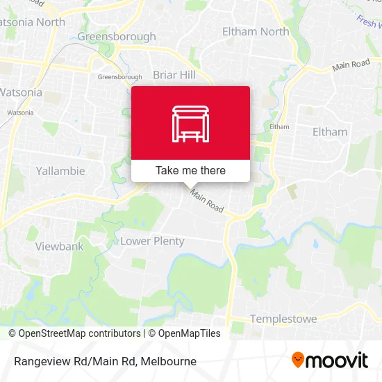 Mapa Rangeview Rd/Main Rd