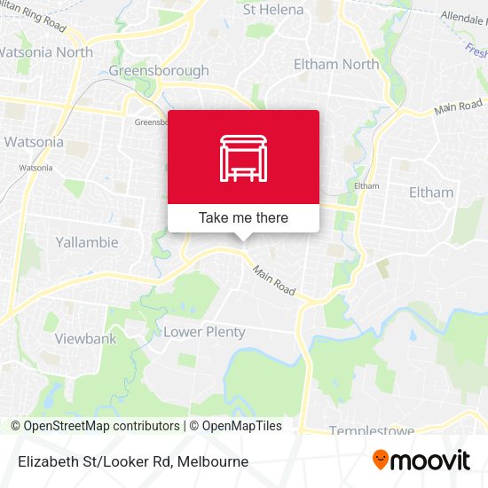 Elizabeth St/Looker Rd map