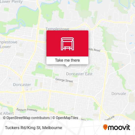 Tuckers Rd/King St map