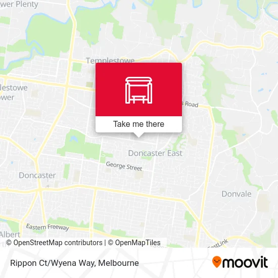 Mapa Rippon Ct/Wyena Way