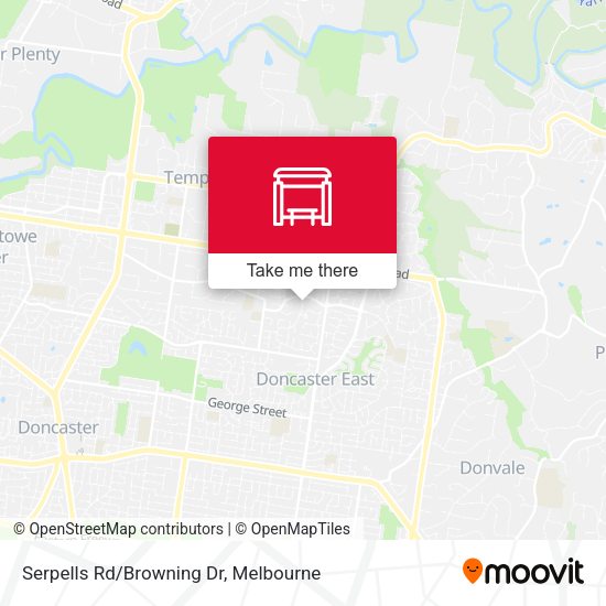 Serpells Rd/Browning Dr map