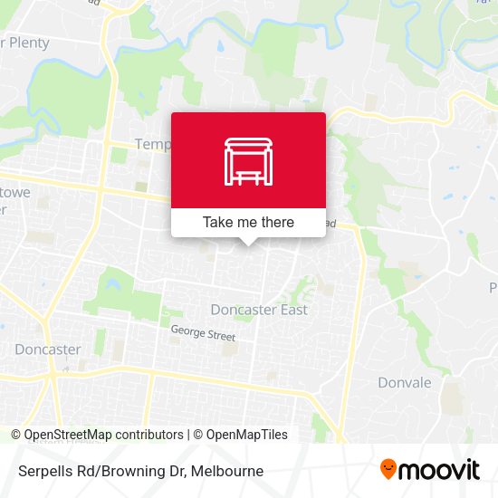 Serpells Rd/Browning Dr map