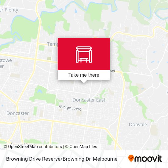 Browning Drive Reserve / Browning Dr map